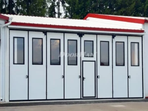 Промышленные ворота DoorHan складные без нижней направляющей серии ifg 4000x9000